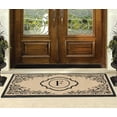 thumbnail image 6 of A1HC Natural Coir Monogrammed Floral Doormat, 36"x72", Durable Anti-Shed Outdoor Door Mat, Heavy-Duty, 6 of 7