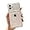 White, variant on for iPhone Case,Cute 4 Corners Airbag Clear with Card Holder Camera Lens Protection Shockproof Phone Case (Pink,iPhone 11)
