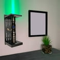 thumbnail image 4 of Hyasfey Vertical Lightsaber Wall Mount Bracket Storage Rack with Pattern Easy to Install Universal Fit Wooden Lightsaber Stand, 4 of 7