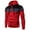 Red, variant on Homozy Hoodies for Men Big and Tall Zip Up Hoodie Drawstring with Pocket Casual Loose Fit Zipper Hoodie Vintage Red S