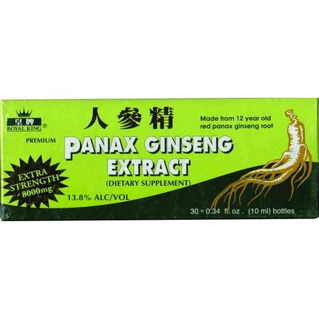 Ginseng Products Panax ginseng, sans alcool, 10 Ct