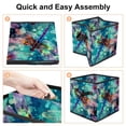 thumbnail image 4 of Dragonfly Toy Storage Bins - Foldable with Handle, 10.8"x10.5"x10.6", Large Capacity - Storage Cubes, Cube Organizer, 4 of 6