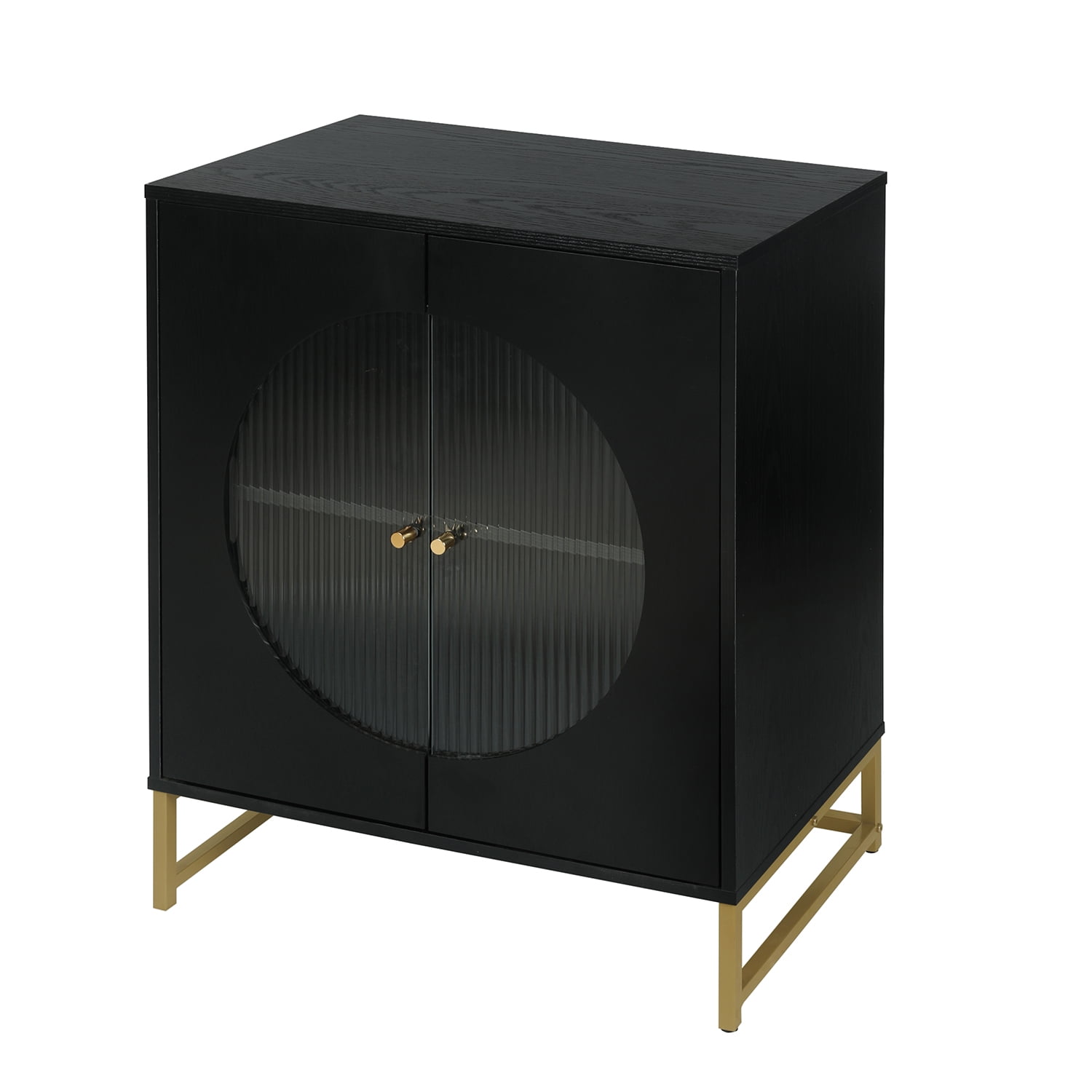 Kadyn 33" Sideboard Buffet Cabinet, Storage Cabinet with Glass Door, Kitchen Storage Cabinet for Dining Room, Black Kadyn 33" Sideboard Buffet Cabinet, Storage Cabinet with Glass Door, Kitchen Storage Cabinet for Dining Room, Black