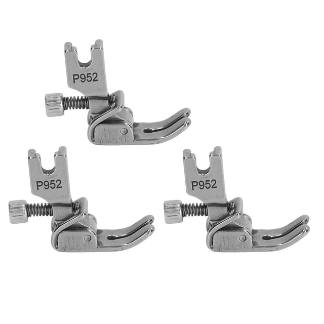 Pied-de-Biche, 3 Pcs Pied-de-Biche Réglable en Acier Outils de Couture Design Exquis