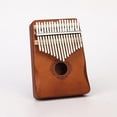 thumbnail image 4 of Piano de pulgar de 17 teclas, regalo portátil de piano de dedo de caoba, adecuado para niños y adultos principiantes, 4 of 5