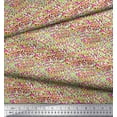 thumbnail image 3 of Soimoi Green polyester Crepe Fabric Brush Stroke Abstract Print Fabric by Yard 42 Inch Wide, 3 of 3