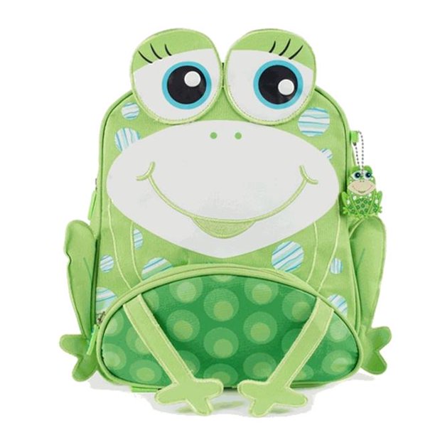 Green Frog Cute Frog Design Friends Little Kids Backpack