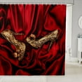 thumbnail image 6 of Sonernt Brown Leopard High Heels Shower Curtain 72x72 inch with 12 Hooks, 6 of 6