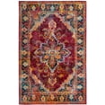 thumbnail image 2 of SAFAVIEH Crystal Odran Oriental Area Rug, Ruby/Navy, 6'7" x 9'2", 2 of 8