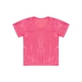 thumbnail image 5 of renvena Kids Boys Girls Sparkly Jazz Dance Shirt Athletic Tank Tops Shiny Sequin Dancewear Hot Pink 2-6, 5 of 7