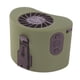 thumbnail image 2 of Ventilador de cintura con clip Macarena recargable bajo ruido portátil Verde oscuro, 2 of 8