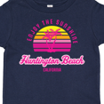 thumbnail image 4 of Inktastic Summer Enjoy the Sunshine Huntington Beach California Pink Boys or Girls Toddler T-Shirt, 4 of 5