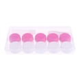 thumbnail image 2 of Yinanstore 5 Pcs Étui d'Objectif Portable Coloré Boîte de Rangement Support Contenant - E#, Tel Que Décrit E, 2 of 8