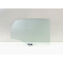 Passenger Right Side Rear Door Window Door Glass Compatible with Hyundai Elantra 4 Door Sedan 2007-2010 Models
