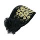 thumbnail image 1 of Gorro musulmán con hiyab para mujer, bandana transpirable para la caída del cabello Negro, 1 of 9