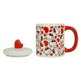 thumbnail image 4 of Hello Kitty Valentine's Day 16 Oz White Ceramic Lidded Mug, 4 of 4