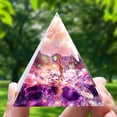thumbnail image 1 of Adornos Triangulares Crystal Energy Orgone Pyramid Mold Riqueza Prosperidad Peridot Heal Gem (5 Cm), 1 of 2
