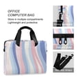 thumbnail image 4 of FORMRS 16" Laptop Bag Carrying Sleeve Case with Handle Travel Shoulder Briefcase, Abstract Pink, 4 of 8