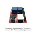 thumbnail image 4 of Module de Contrôleur de Relais 2 Voies Ethernet DC 5-24V Carte de Remplacement Interrupteur à Retardement Module de Contrôleur Composants Électroniques Cartes de Circuits Réparation Mise à Niveau Modifiée, 4 of 6
