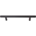 thumbnail image 2 of Bar Cabinet Pull, 128 Millimeters, 188mm Overall Length, Vintage Bronze by Stone Harbor Hardware, 2 of 2