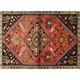 thumbnail image 1 of Ahgly Company Machine Washable Indoor Rectangle Traditional Saffron Red Area Rugs, 8' x 12', 1 of 7