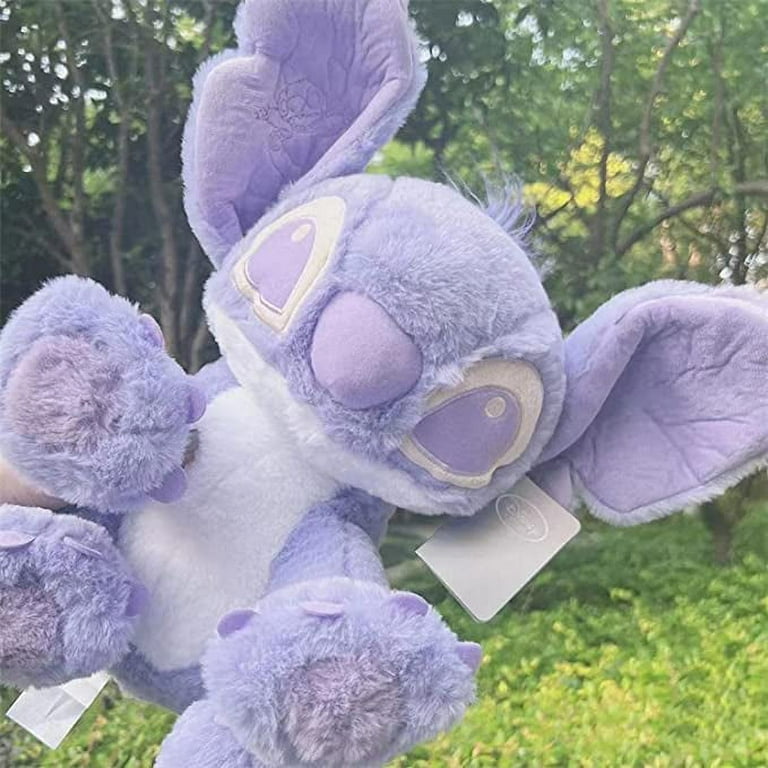 Disney Film Cartoon Stitch Figure Plush Toys Blue Purple Large Pillow  Kawaii Doll Birthday Gift For Kids Girls Bed Sofa Decor