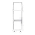 thumbnail image 4 of NavePoint 25U 4 Post Rack Open Frame Server Rack for 19 Inch Equipment, AV, Networking, Data & IT Devices, 4-post Rack 25U 1322lbs Weight Capacity, White, 4 of 4