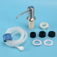 thumbnail image 2 of Soap Dispenser for Kitchen Sink Built in Countertop Soap Dispenser Pump Head with 46 inch Extension Tube Kit (Silver), 2 of 8