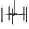 thumbnail image 5 of 83198BK Lark Millie - 10 Light Medium Chandelier In Modern and Mid-Century Modern Style-12 Inches Tall and 24 Inches Wide-Black Finish, 5 of 14