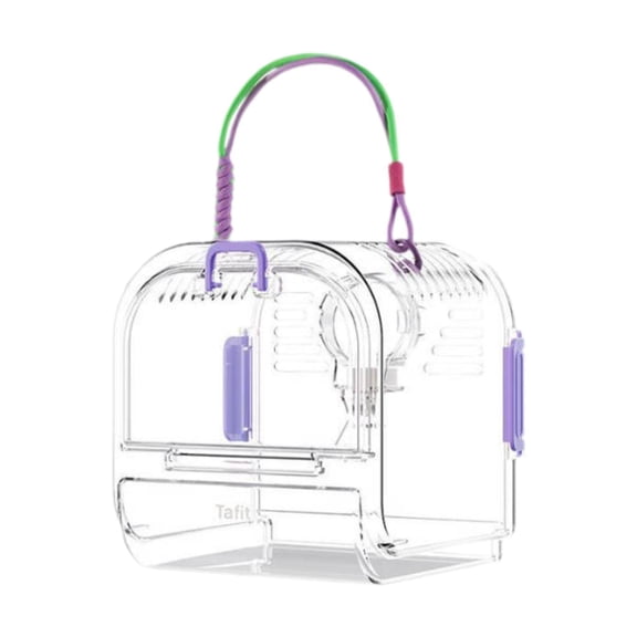 CarpNettore Small Animal Carrier Cage Breathable Portable Transport Crate Travel Carrier for violet