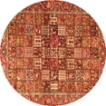 thumbnail image 1 of Ahgly Company Indoor Round Persian Orange Traditional Area Rugs, 5' Round, 1 of 1