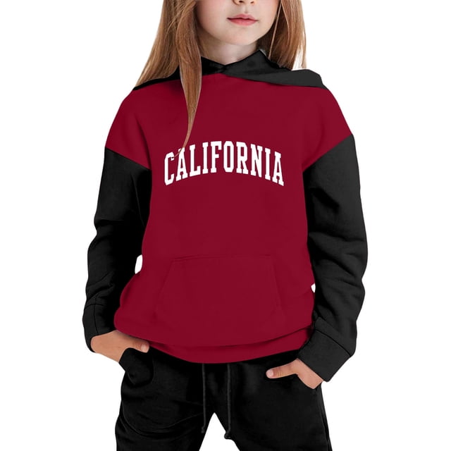 WEAIXIMIUNG Ensemble de Pantalon à Capuche à Manches Longues pour Enfants 12-13 Ans