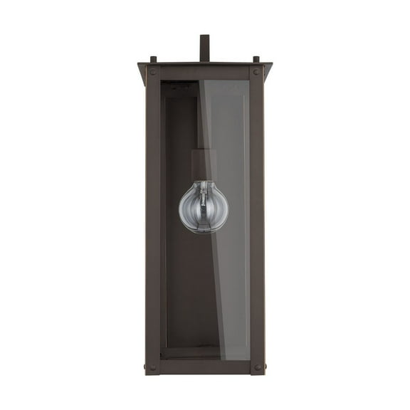 Capital Lighting 934612OZ Hunt 1 Light Outdoor Wall Light, Oiled Bronze
