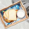 thumbnail image 3 of Bandeja Mesa para Servir Pintura Diamantes Creativa Comida, 3 of 8