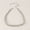 Silver, variant on K-KED Women's Fashion Gold Or Silver Cubic Zircon Statement Choker Necklace-Gold