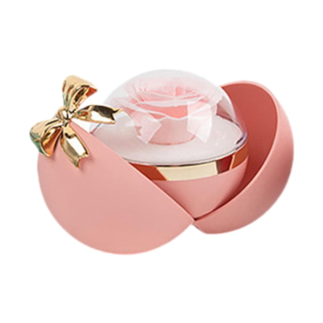 Jeyry Box Regalo Regalo Regalos de Joyería Creativa Anillo de Joyería para El Aniversario de San Valentín Anniversary Cumpleaños de Navidad Boda Rosa