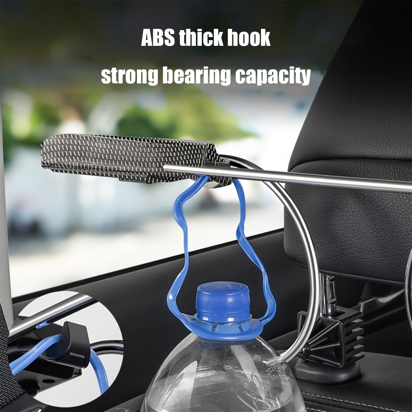 Car Clothes Hanger, Multifunctional Shopping Storage and Retractable Shelf for Cars, Space Saving Closet Organizer