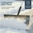 thumbnail image 4 of Best Choice Products 24" Snow Pusher, Heavy Duty Snow Shovel - Black, 4 of 7