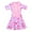 Pink, variant on Qingpeng Girls One Piece Swimsuit Kid Girls Water Sport Ruffle Short Swimsuit Sun Protection Bathing Suits