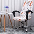 thumbnail image 2 of Printed Office Chair Covers, Stretch Computer Chair Cover Universal Boss Chair Covers Modern Simplism Style High Back Chair Slipcover (Dragonfly, Large), 2 of 7