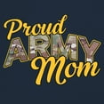 thumbnail image 3 of Proud Army Mom Women's V-Neck T-shirt US Military Family Pride Veteran Patriotic Armed Forces Mother's Day Licensed Tee, 3 of 7