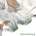 thumbnail image 3 of Cute Shower Curtain with Hooks Green Forest Shower Curtain with Wild Animals Bear Moose Deer Fox Deor Bathroom 84x72 inch, 3 of 6