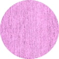 thumbnail image 1 of Ahgly Company Indoor Round Abstract Pink Contemporary Area Rugs, 6' Round, 1 of 4