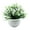White, variant on SPRING PARK Artificial Mini Potted Plants Fake Plastic Greenery in Pots Small Faux Topiary Grass Shrubs Houseplants for Centerpiece Desk Room House Office Decor Decoration