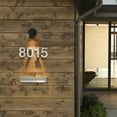 thumbnail image 5 of HASWARE 6 inch (15 cm) Stainless Steel House Number Apartment Door Numbers Mailbox Address Sign with 2 Screws (#5, Silver), 5 of 5