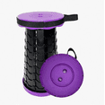 thumbnail image 7 of Pink Portable Folding Stool – Collapsible Telescopic Step Stool & Outdoor Camping Seat – Lightweight Plastic Round Chair with Handle – Heavy Duty Non-Slip Design for Fishing, Hiking & Home Use, 7 of 7