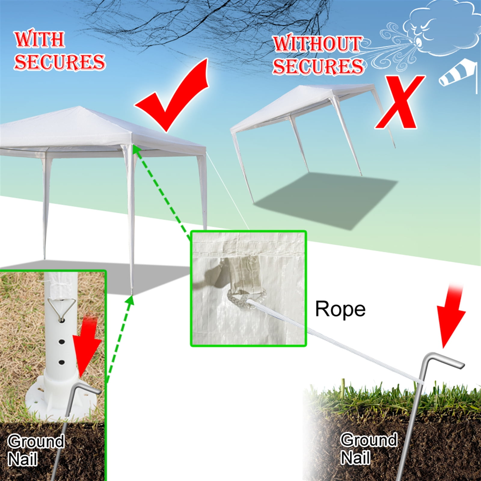 Canopy for clearance parties