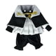 thumbnail image 4 of Ropa para muñecas, juguete para niños, fácil de usar, conjunto de capa y pantalones retro para muñecas, escala 1:12 negro, 4 of 9