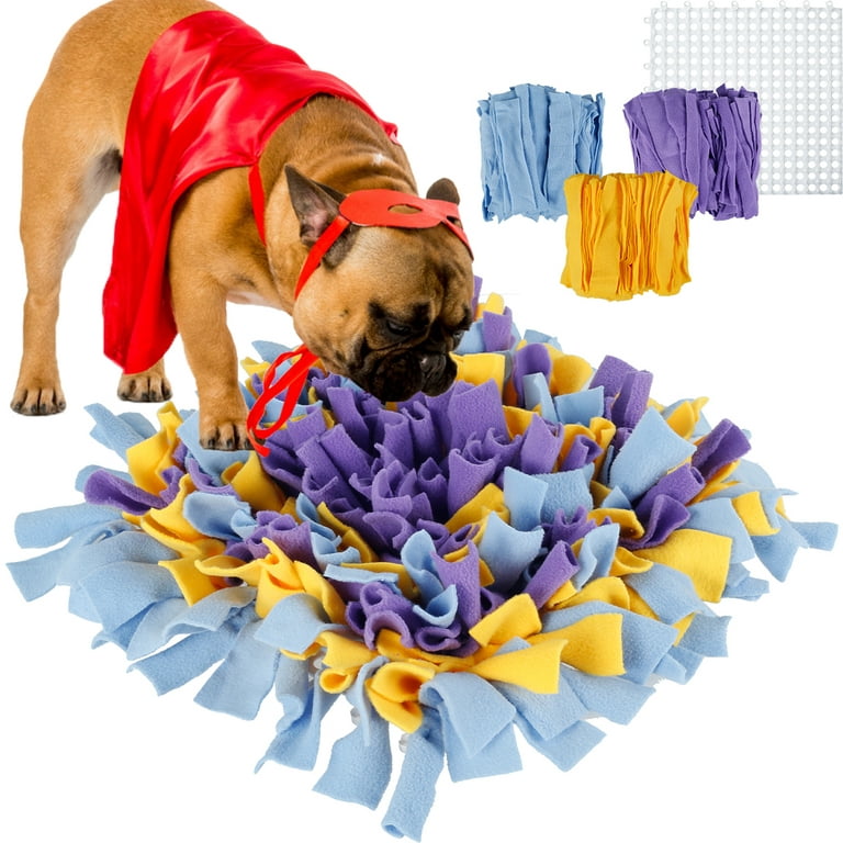 Snuffle Mat for Dogs with Dog Puzzle Toys Sniff Mat Dog Food Mat  Interactive Slow Feeding Toy for Training and Stress Relief Encourages  Natural Foraging Skills 24 x 32 inch