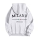 thumbnail image 4 of MHFRRA Sudadera con Capucha y Estampado de Letras para Uso Informal Jersey Elegante y Cómodo para Uso Diario Ideal para Actividades Al Aire Libre y Relajación Blanco, 4 of 5